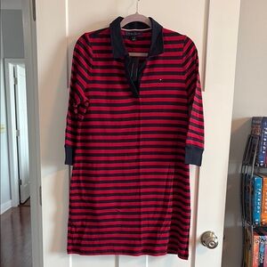 Tommy Hilfiger Striped Polo Dress NWT Size M
